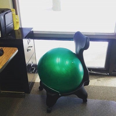 classic balance ball® chair - gaiam classic balance ball® chair - gaiam