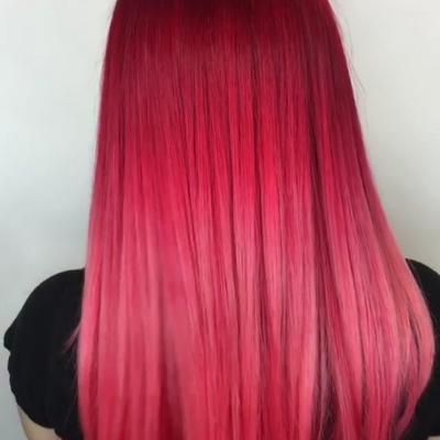 valentine bright red vegan semi permanent hair dye lime crime