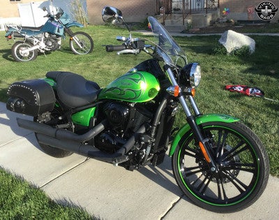 Kawasaki Vulcan 900 Custom >> Kawasaki Vulcan 900 Custom Side Pocket Studded Large Motorcycle Saddlebags Kawasaki Vulcan 900 Custom >> Kawasaki Vulcan 900 Custom Side Pocket Studded Large Motorcycle Saddlebags