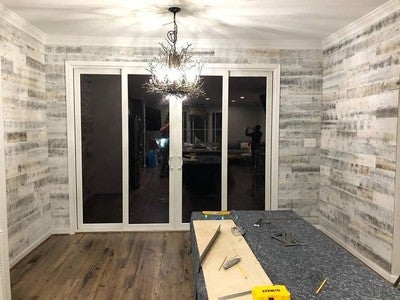 Reclaimed Weathered Wood White Stikwood